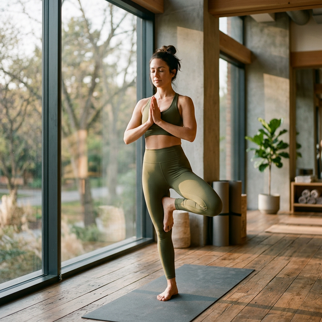 Postura de MindBody FlexCore